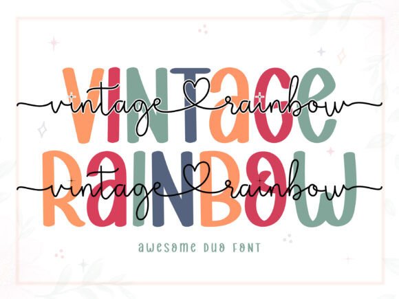 Adding a Romantic Touch with Vintage Rainbow