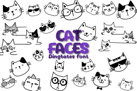 Adding Whimsy to Your Brand: The Cat Faces Font