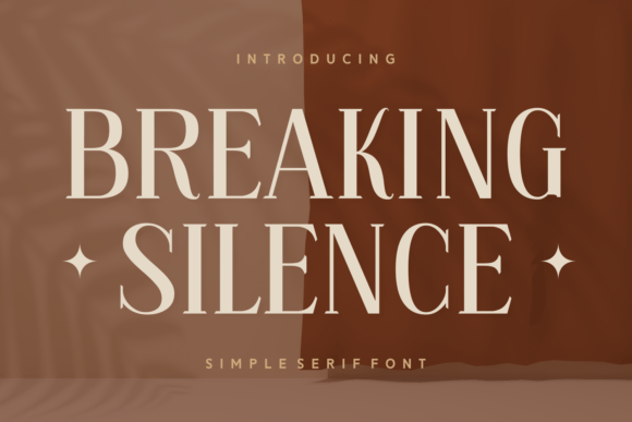 Breaking Silence: The Serif Font Marrying Classic Elegance with Modern Edge