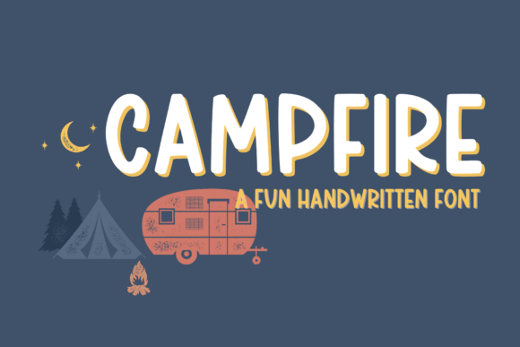 Campfire: A Handwritten Font That Feels Like a Warm Hug for Your Cricut Projects