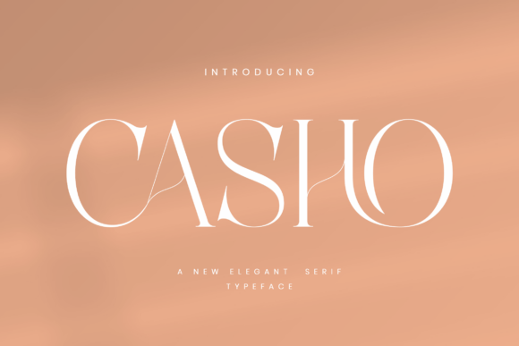 Casho: A Modern Serif for Timeless Elegance