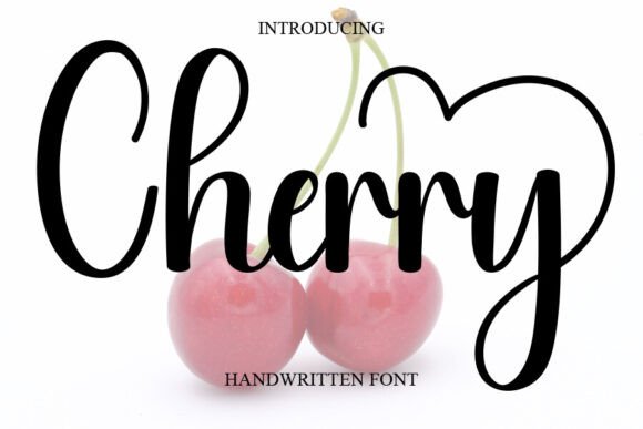 Cherry Font: Adding a Sweet, Handwritten Touch to Your Designs