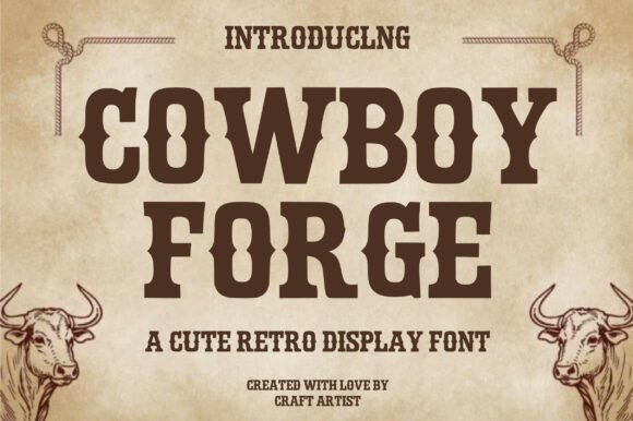 Cowboy Forge: Authentic Western Type for Bold Brands