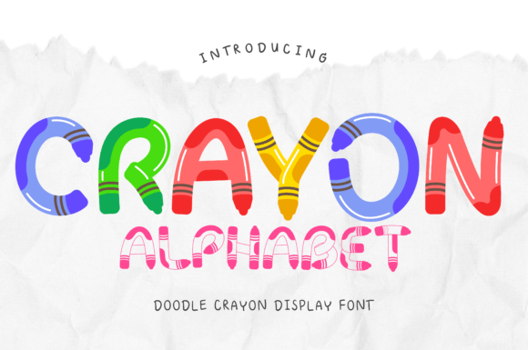 Crayon Alphabet: A Playful Font for Bold Creations