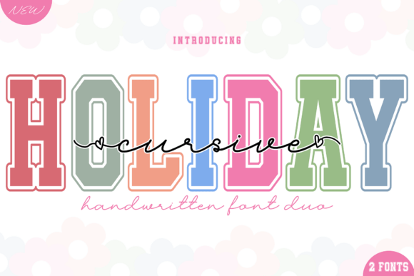 Holiday Cursive: The Handwritten Script for Festive Designs