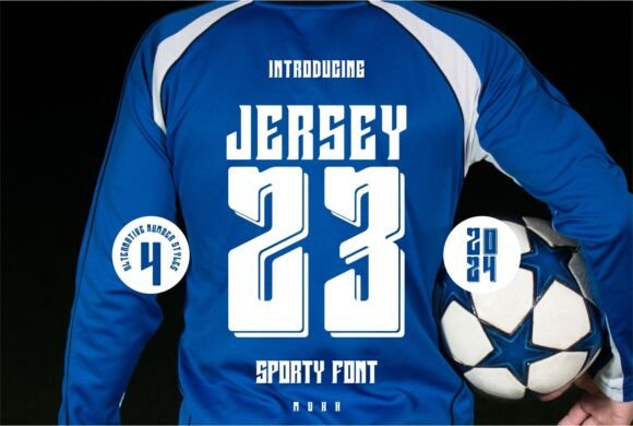Jersey 23: A Typeface for Team Spirit