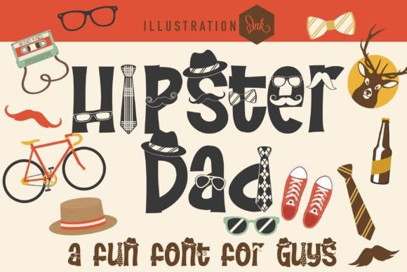 Meet Hipster Dad: The Sans Serif Font with Character