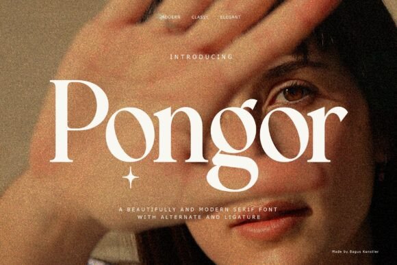 Pongor: Where Retro Serif Charm Meets Modern Design Punch