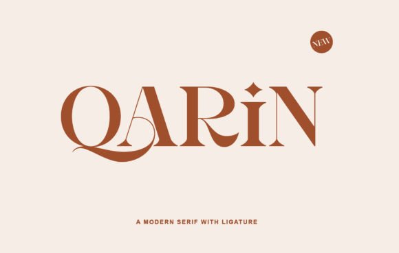 Qarin: The Stylish Serif Font for Modern Elegance