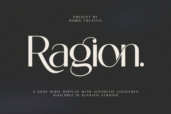 Ragion: The Modern Sans Serif for Clear, Confident Branding