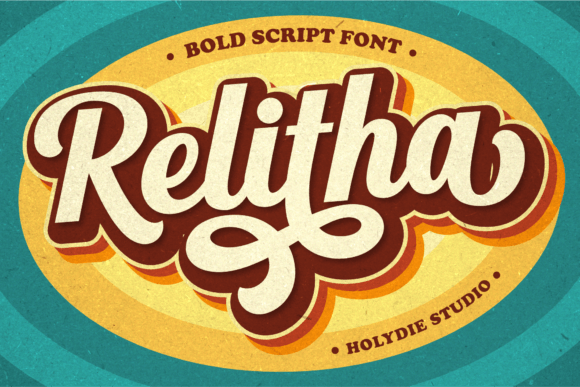 Relitha: Capturing the Groovy Spirit of 70s and 80s Typography