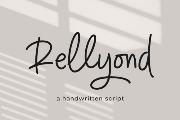 Rellyond: The Single-Line Script for Modern Branding