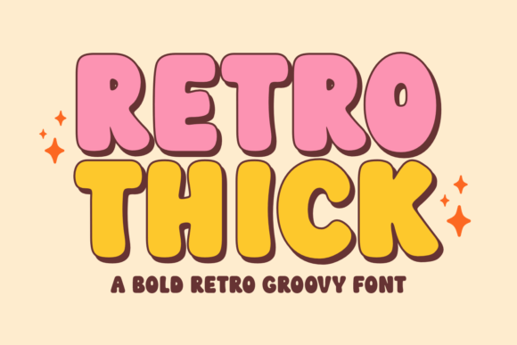 Retro Thick: The Bold Display Font for Timeless Branding