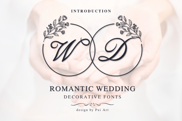 Romantic Wedding Monogram: An Elegant Script for Timeless Designs