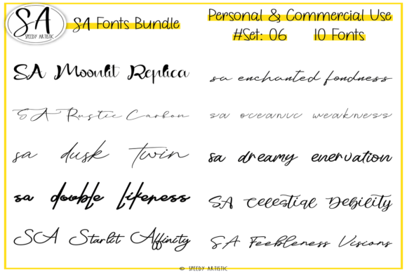 Script and Handwritten Bundle 6: A Curated Collection for Creators
