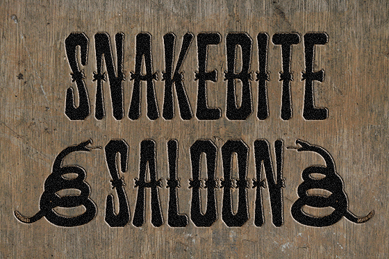 Snakebite Saloon: Bringing Authentic Western Grit to Your Design Projects